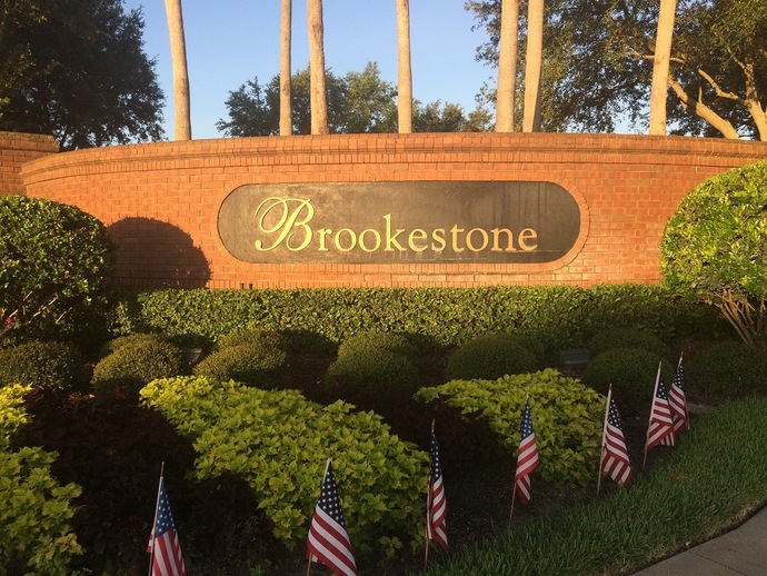 Brookestone Gated Community Entrance Sign